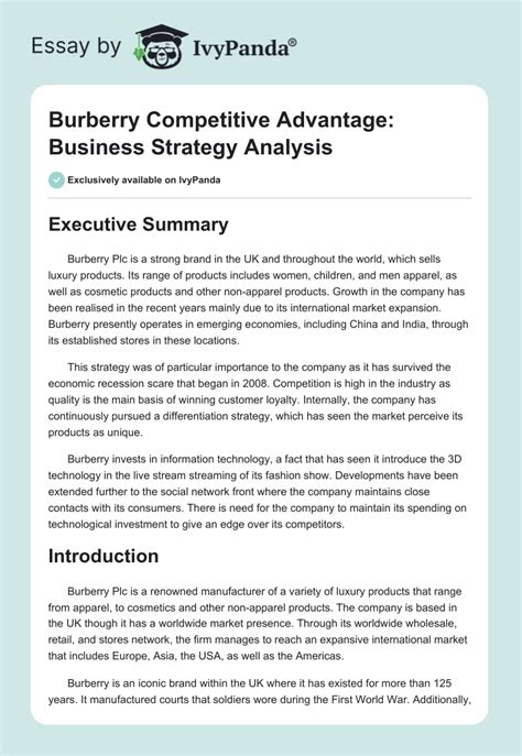 burberry operation study|burberry plc strategy.